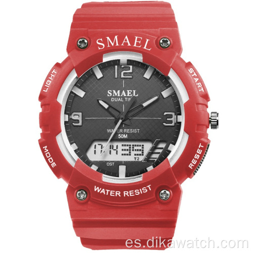 Reloj para niños de marca de moda SMAEL LED Digital Quartz